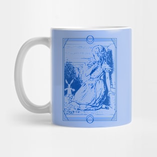 Alice and the White Rabbit Tarot Card Mug